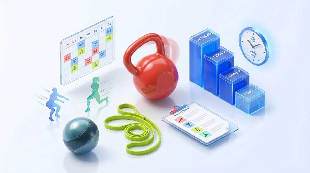 Estructurar clases de entrenamiento funcional: planificación, progresión y niveles