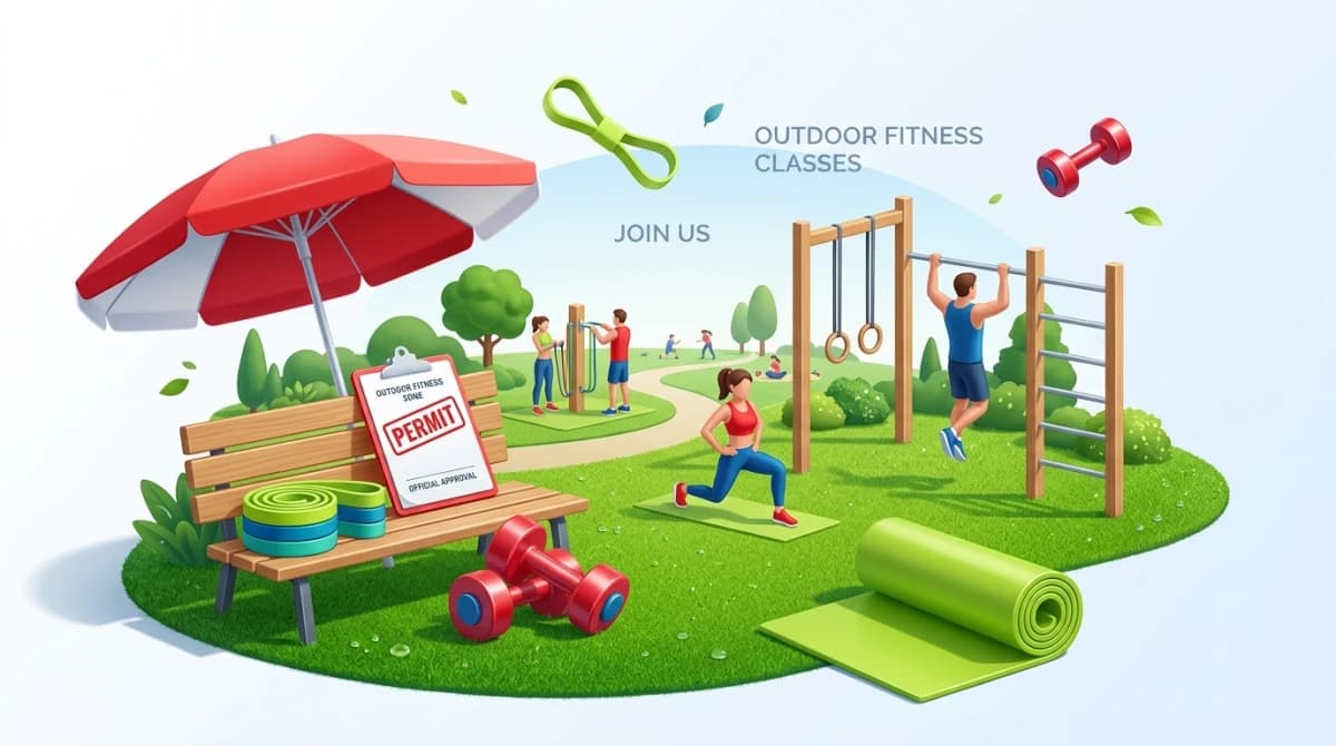 Ofrecer clases de fitness al aire libre: organizacion, permisos y consejos