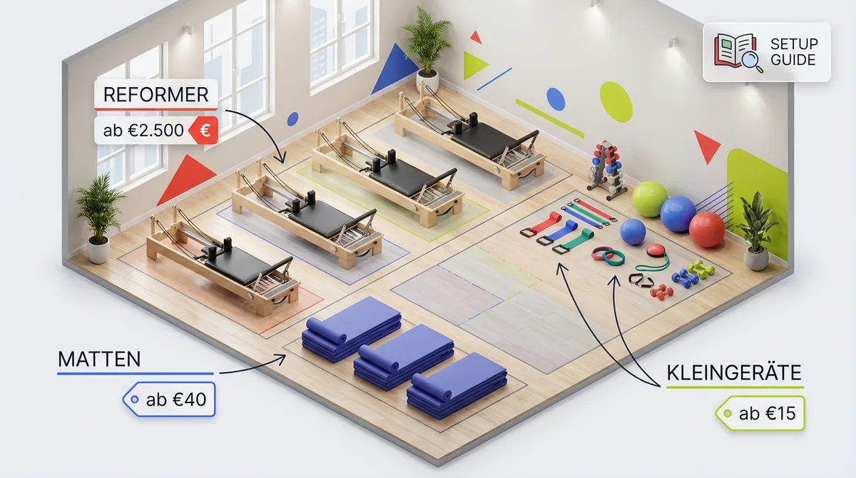Pilates Studio einrichten: Geräte, Ausstattung & Kosten-Guide