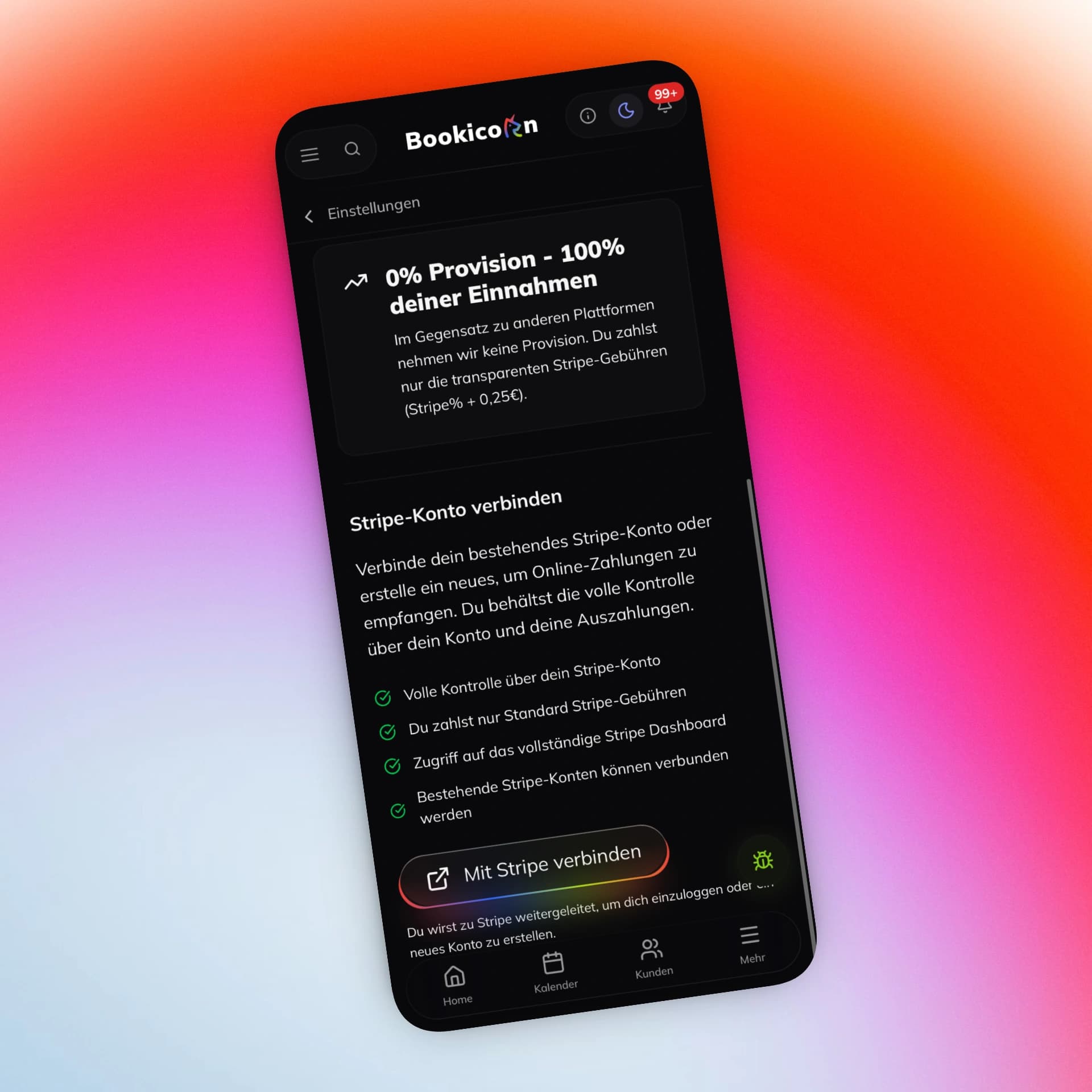 Keine Provision auf deine Kochkurs-Buchungen